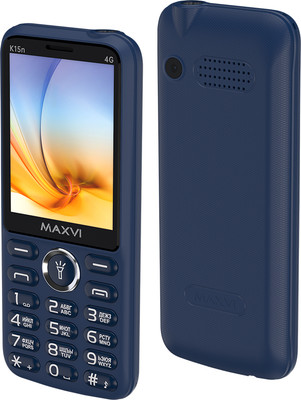 Мобильный телефон Maxvi K15n 4G (синий)