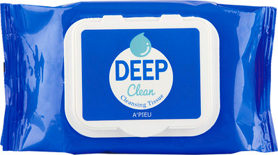 Салфетки для снятия макияжа A'Pieu Deep Clean Cleansing Tissue (25шт)