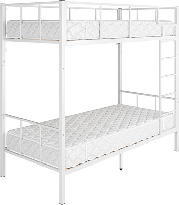 Односпальная кровать Князев Мебель Турнео 1 ТУ1.90.200.Б (белый муар)