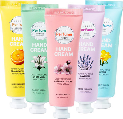 Набор косметики для тела Jigott Perfume Assorted Hand Cream Set Of 5 (50млx5)