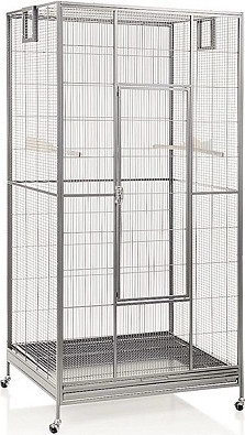 Клетка для птиц SkyRus Sydney I / K36612/SR (светло-серый)