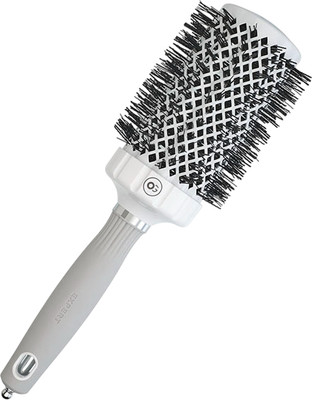 Расческа Olivia Garden Термобрашинг Expert Blowout Grip White&Grey (55мм, белый/серый)