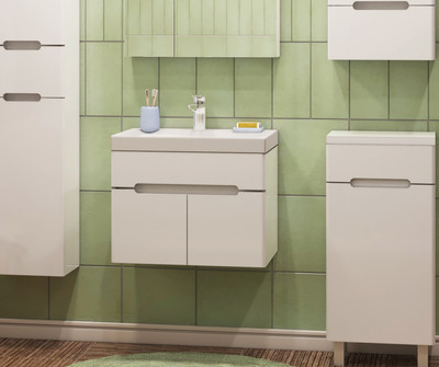 Тумба под умывальник Runo Парма 60 2 двери (подвесная)