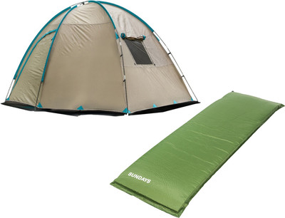 Палатка Coyote Vaal CL-B15 с туристическим ковриком Sundays ZC-SIM001-2 10см (оливковый)