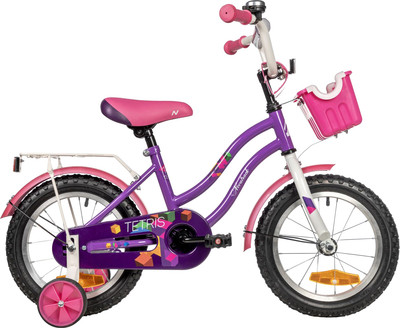Детский велосипед Novatrack Tetris 14 / 141TETRIS.VL5 (фиолетовый, разобранный, в коробке)