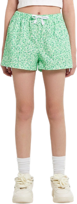 Шорты детские Mark Formelle 137724 (р.128-64, цветы на зеленом)