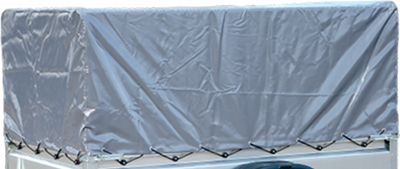 Тент для прицепа Кмз Для прицепа Классика с дугами 700мм