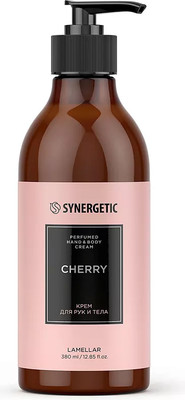 Крем для тела Synergetic Вишня для рук и тела (380мл)