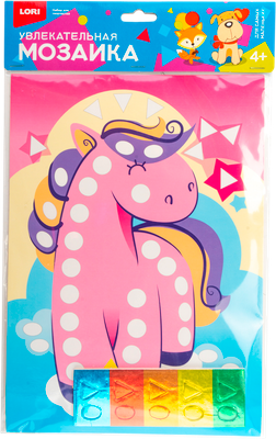 Набор для творчества Lori Увлекательная мозаика. Пони / Км-011