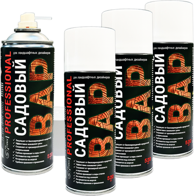 Средство защиты растений 7плюс1 Professional Садовый вар (4x520мл)