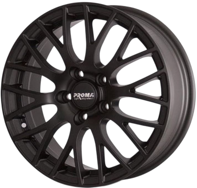 Литой диск Proma GT 16x6.5" 5x105мм DIA 56.6мм ET 39мм Черный матовый New