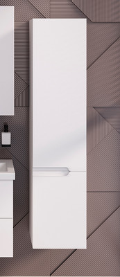 Шкаф-пенал для ванной Runo Стокгольм 35 правый (подвесной)