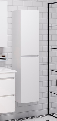 Шкаф-пенал для ванной Runo Манхэттен 35 (подвесной, белый)