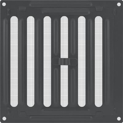 Решетка вентиляционная Нора-М Р-150 / 20183 (графит)