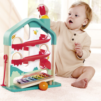 Развивающий игровой набор Hape Горка для шариков / E0512_HP