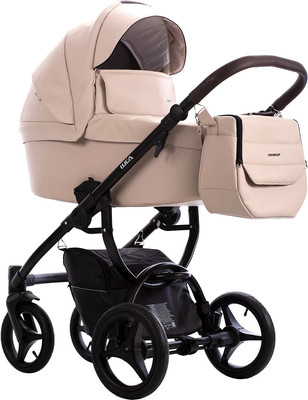 Детская универсальная коляска Bebetto Luca Pro черная рама 2 в 1 (30)