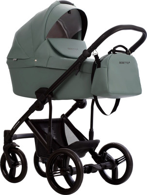Детская универсальная коляска Bebetto Magnum Light Pro 2в1 Light Pro (02, шалфей кожа)
