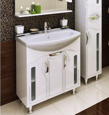 Тумба под умывальник Runo Толедо 75 (напольная)