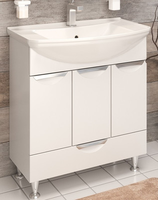 Тумба под умывальник Runo Барселона 75 (напольная)