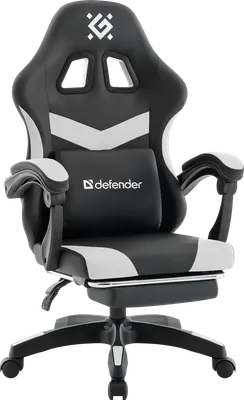 Кресло геймерское Defender Runa Pro / 64813 (черный/белый)