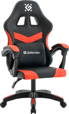 Кресло геймерское Defender Runa / 64809 (черный/красный)