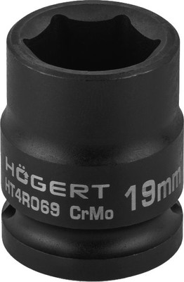 Головка слесарная Hoegert 19мм DIN 3121 CrMo / HT4R069