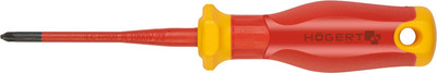 Отвертка Hoegert 80мм 1000V PZ1/SL5 SLIM S2 / HT1S976-1