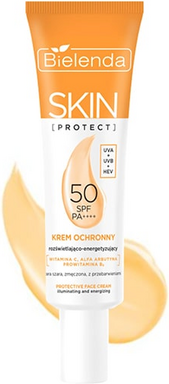 Крем для лица Bielenda Skin Protect Защитный SPF 50 Тонизирующий (40мл)