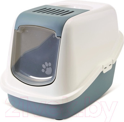 Туалет-домик Savic Nestor 02270WBS (белый/синий)