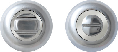 Фиксатор дверной защелки Стандарт P-BK-R1 SN/CP (матовый никель/хром)