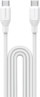 Кабель Momax 1-Link USB-C/USB-C DC23W (1.2м, белый)