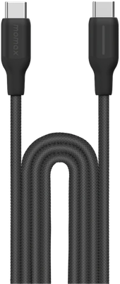 Кабель Momax 1-Link USB-C/USB-C DC25D (2м, черный)