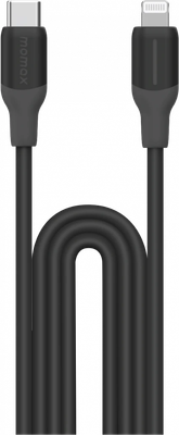 Кабель Momax 1-Link USB-C/Lightning / DL53D (1.2м, черный)