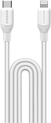Кабель Momax 1-Link USB-C/Lightning / DL53W (1.2м, белый)
