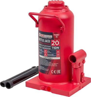 Бутылочный домкрат ForceKraft FK-T92007 DS (26584)