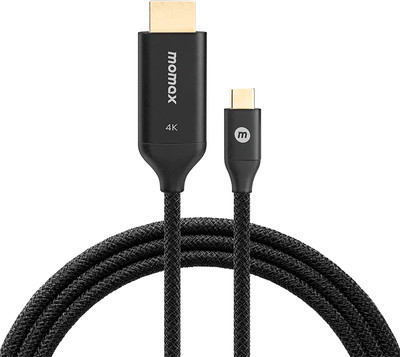 Кабель Momax EliteLink USB-C/HDMI / DT3D (2м, черный)