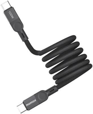 Кабель Momax Mag.Link USB-C/USB-C / DC35D (1м, черный)