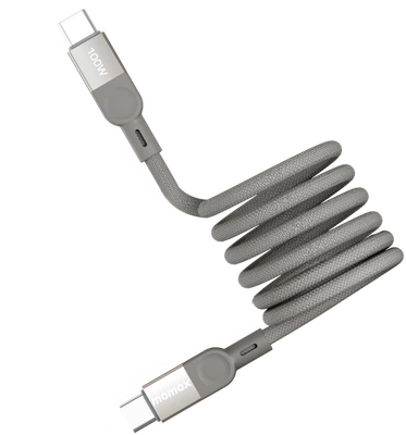 Кабель Momax Mag.Link USB-C/USB-C / DC35L (1м, титан)