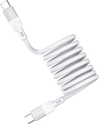 Кабель Momax Mag.Link USB-C/USB-C / DC35W (1м, белый)