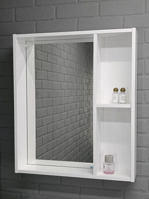 Шкаф с зеркалом для ванной Айсберг Агата 60 DA6702HZ