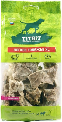 Лакомство для собак TiTBiT Легкое говяжье XL / 319366