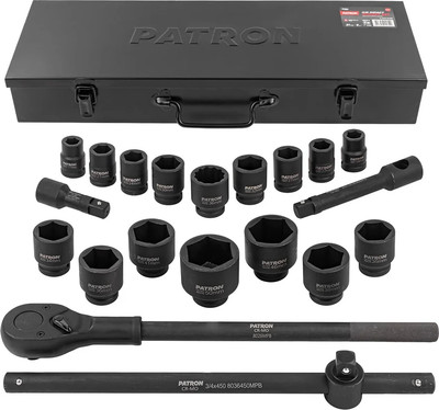 Универсальный набор инструментов Patron P-6212-5MPB (58983)