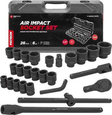 Универсальный набор инструментов Patron P-68262-5MPB (58985)