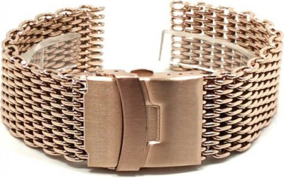 Ремешок для умных часов Rumi Shark 20мм (красное золото)