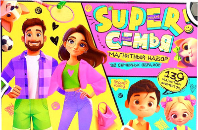 Развивающая игра Happy Valley Магнитный. Суперсемья / 10708232