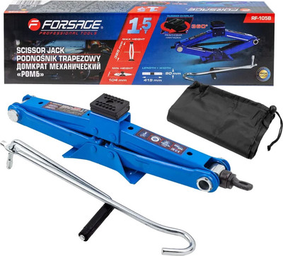 Ромбический домкрат Forsage F-RF-105B (59254)