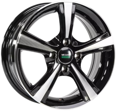 Литой диск Megami MGM-10 14x5.5" 4x100мм DIA 60.1мм ET 40мм BKF