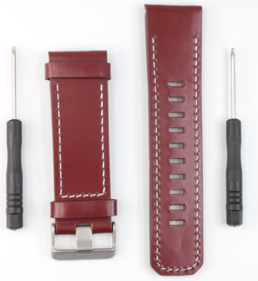 Ремешок для умных часов Rumi QuickFit Leather для Garmin Fenix 5/5s/5x (26мм, коричневый)