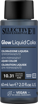 Тонирующий концентрат для волос Selective Professional Glow Liquid Colors 10.31 (60мл)