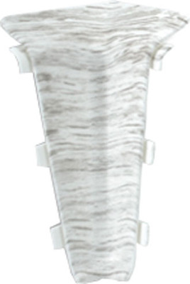 Уголок для плинтуса DekorPlast 67мм LL005 (2шт, ясень шимо светлый, внутренний, флоупак)